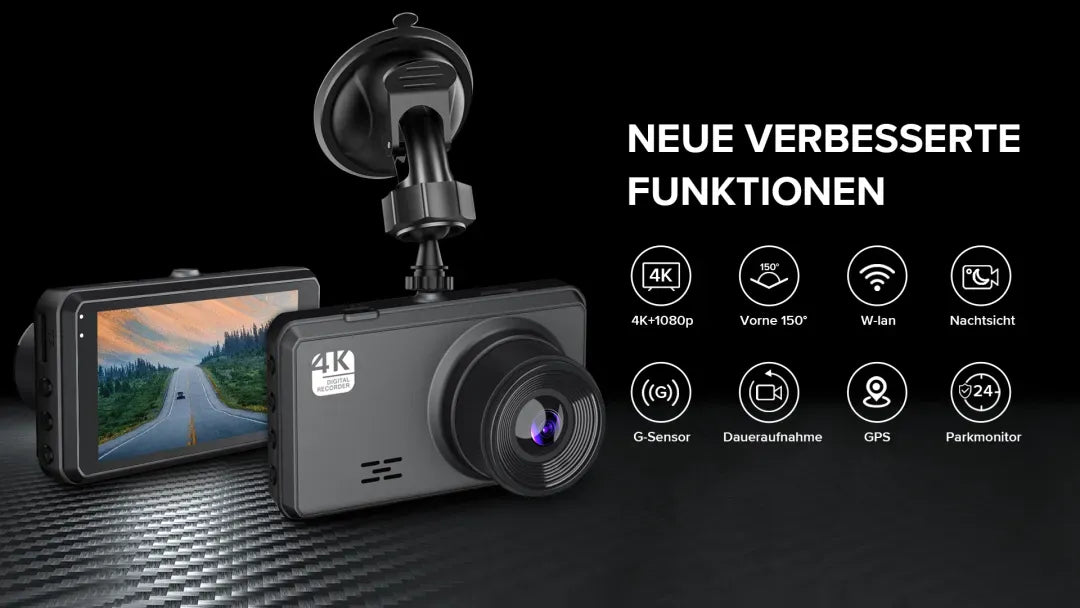 Rovikshop.de 4K Full HD Dashcam