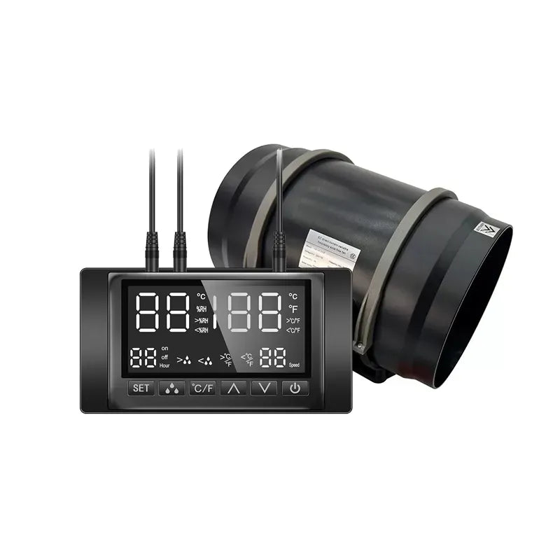 Rovikshop.de 4-Zoll-Abluftkanal-Kit – mit Smart Display