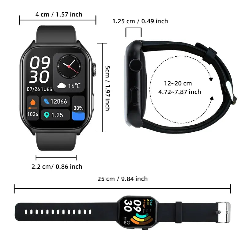 ionoswatch Gesundheits- und Fitness-Smartwatch
