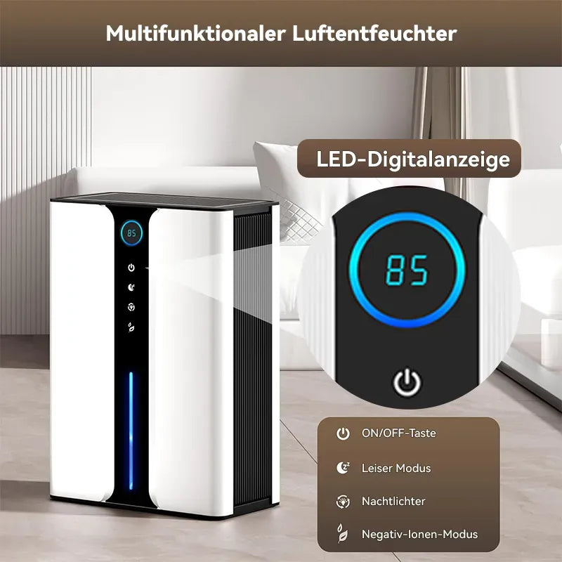 BloomEra Luftentfeuchter mit wiederverwendbarem Luftfilter