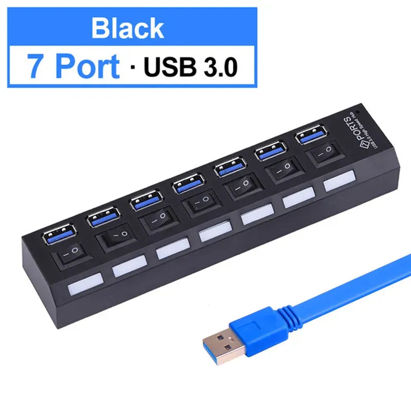 Rovikshop.de Mehrport-High-Speed-USB-Hub