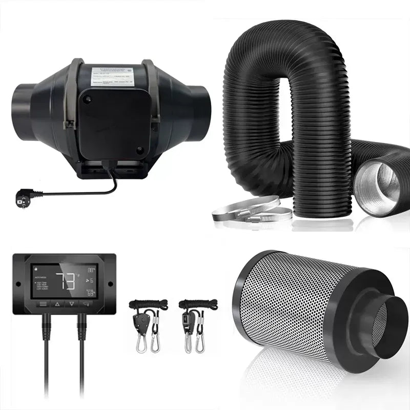 Rovikshop.de 4-Zoll-Abluftkanal-Kit – mit Smart Display