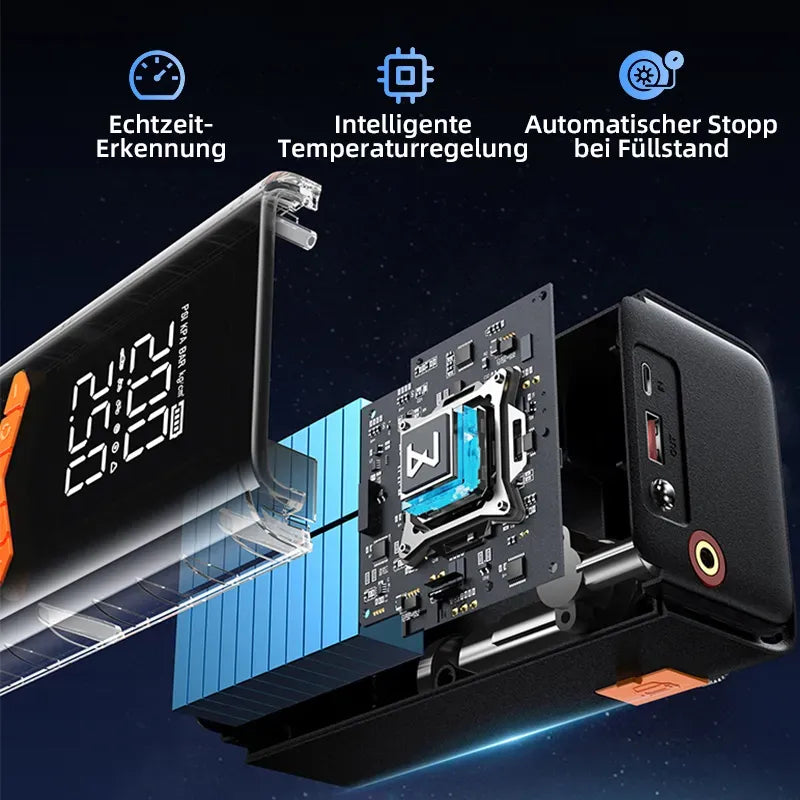 BloomEra™ 2-in-1-Starthilfe Powerbank & Reifenkompressor