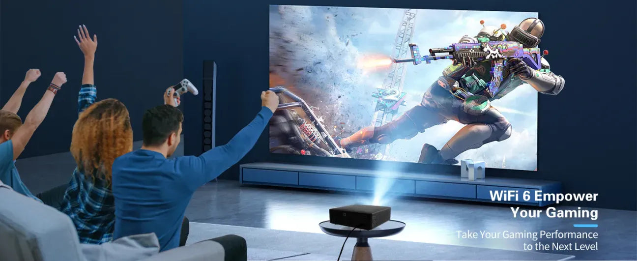 Rovikshop.de Intelligenter HD-Projektor (Mit Schwenkhalterung)