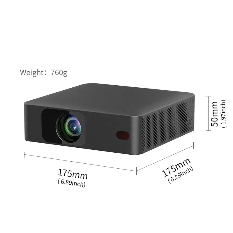 Rovikshop.de Intelligenter HD-Projektor (Mit Schwenkhalterung)