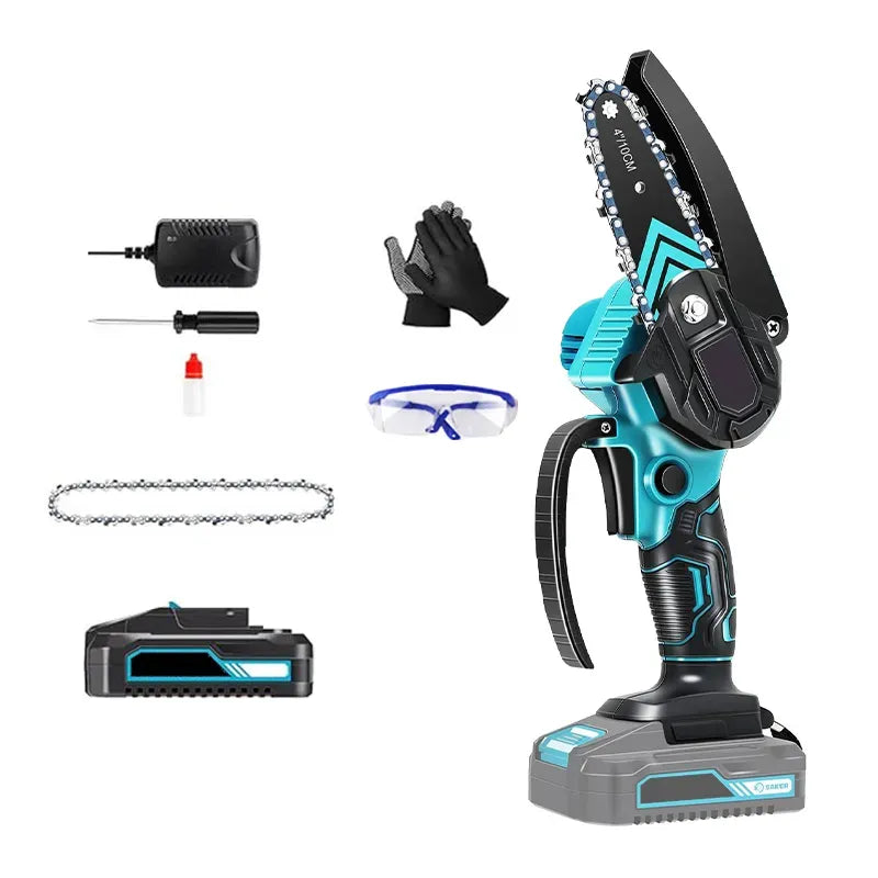Rovikshop.de Mini Kettensäge mit Akku 6 Zoll
