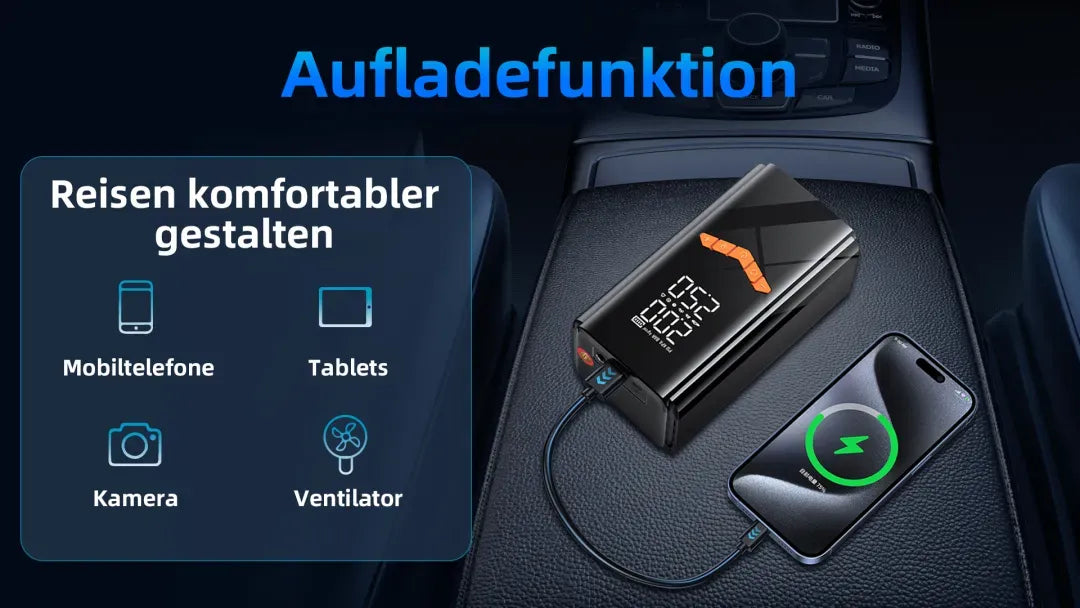 BloomEra™ 2-in-1-Starthilfe Powerbank & Reifenkompressor